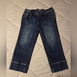 Maurices Deep Indigo Cropped Jeans